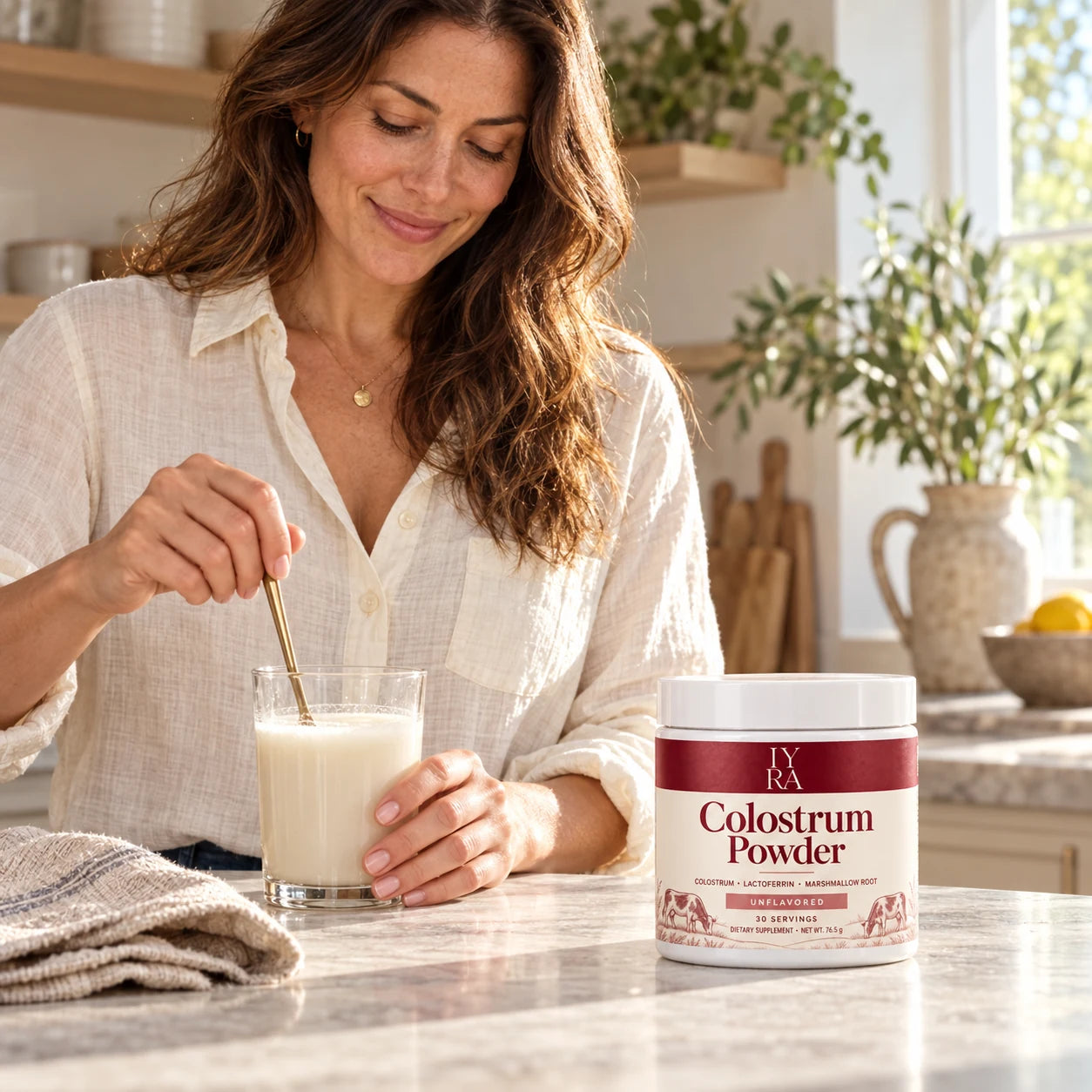 A quiet morning routine with IYRA Colostrum Powder