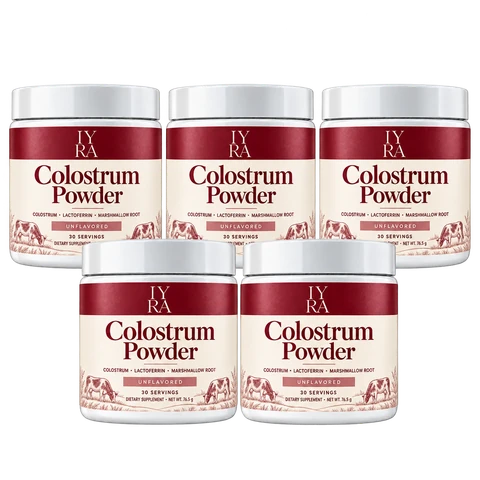 5 tubs of IYRA Colostrum Powder